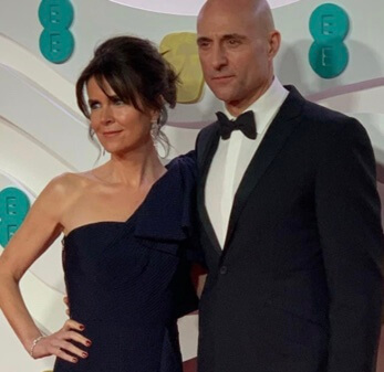 Liza Marshall with his husband Mark Strong